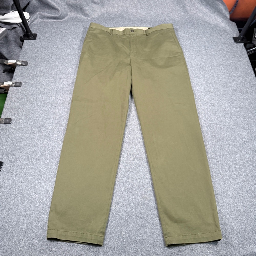 Banana Republic New Straight R Chinos Waimea Olive Green 36x34 505161-09 Mens